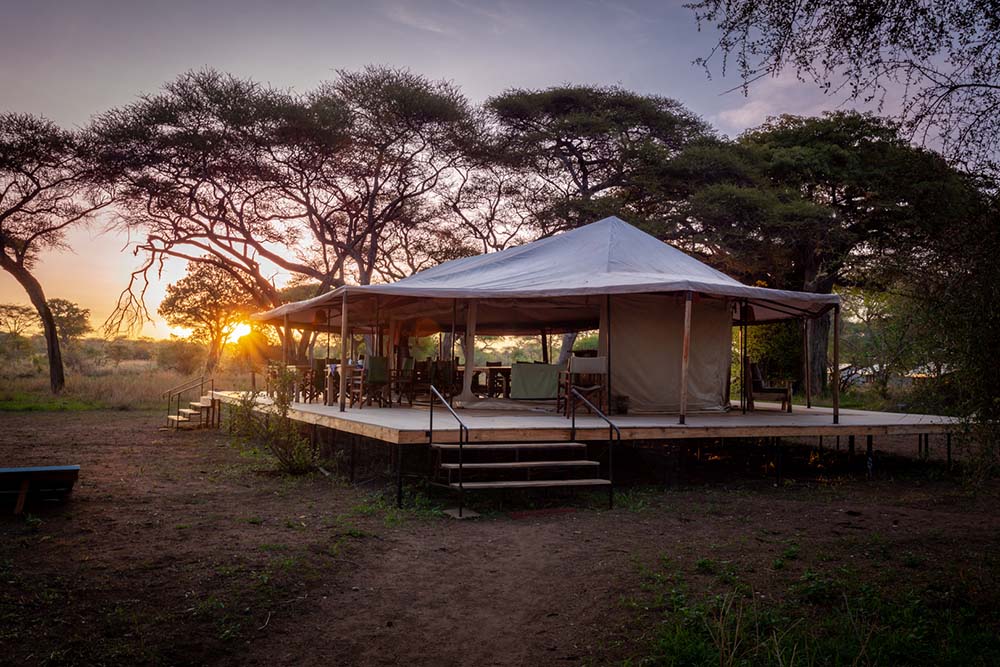 Baobab Luxury Tented Camp Dining Tent